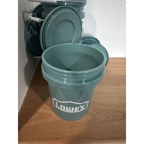 lowes Other - Set of 5 Lowe’s Teal Mini Buckets – Silicone Utility Buckets New